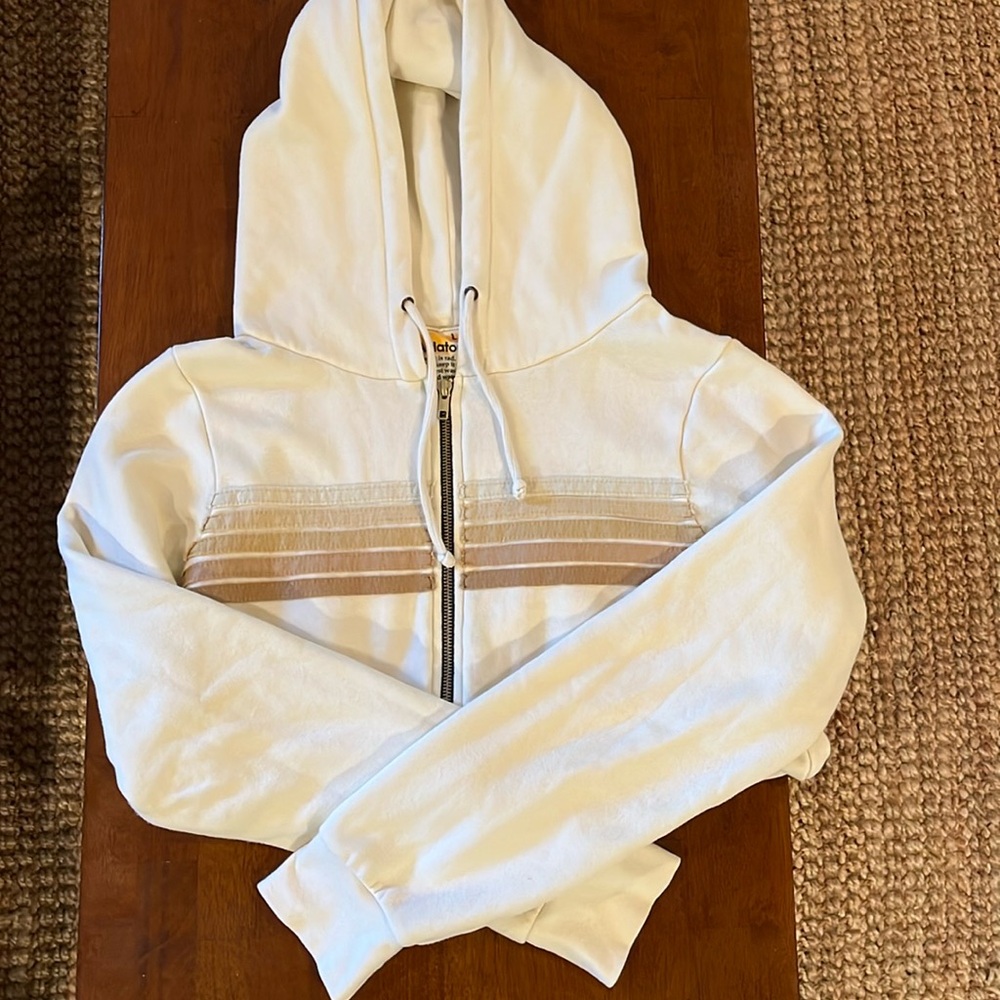 Aviator Nation Sand zip up hoodie Size Large